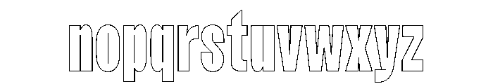 ImpactNieuw 2022SilverLining Font LOWERCASE