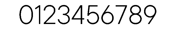 Inclusive Sans Extra Light Font OTHER CHARS