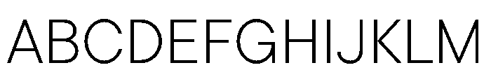 Inclusive Sans Extra Light Font UPPERCASE