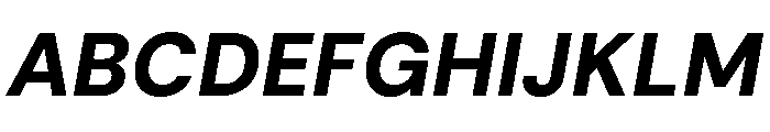 Inclusive Sans Heavy Italic Font UPPERCASE