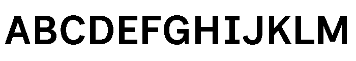 Inclusive Sans SemiBold Font UPPERCASE