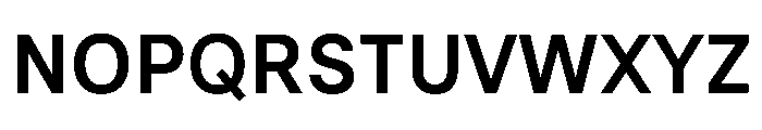 Inclusive Sans SemiBold Font UPPERCASE