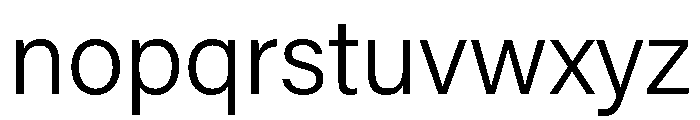 Indivisible Variable Light Font LOWERCASE