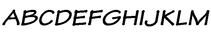 Indoor Kid Variable Bold Italic Font UPPERCASE
