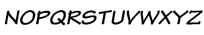 Indoor Kid Variable Bold Italic Font UPPERCASE