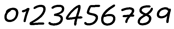 Indoor Kid Variable Italic Font OTHER CHARS