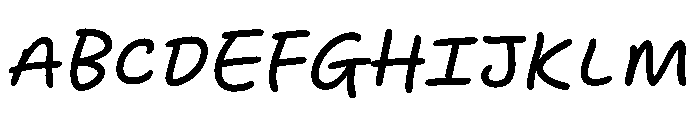 Indoor Kid Variable Italic Font UPPERCASE
