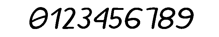 Indoor Kid Variable Light Italic Font OTHER CHARS