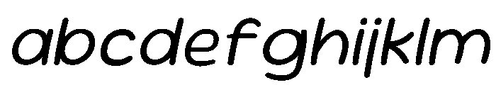 Indoor Kid Variable Light Italic FONT