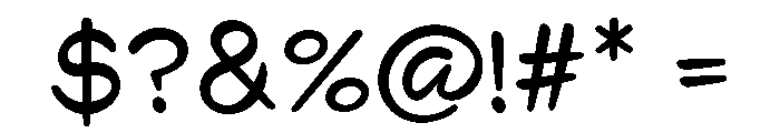 Indoor Kid Variable Regular Font OTHER CHARS