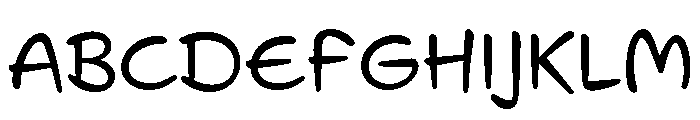 Indoor Kid Variable Regular Font UPPERCASE
