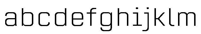 Industria Sans Variable Extra Light FONT