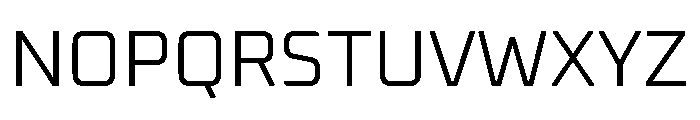 Industria Sans Variable Light Font UPPERCASE