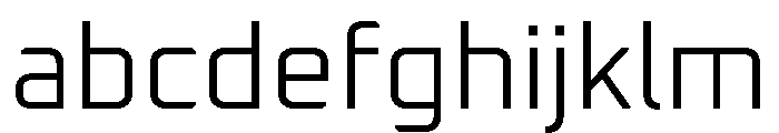 Industria Sans Variable Light FONT