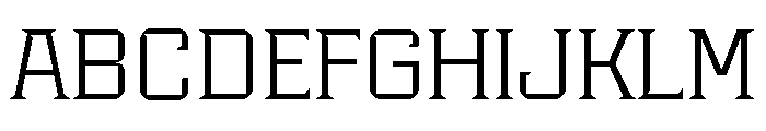 Industria Sans Variable Regular Font UPPERCASE