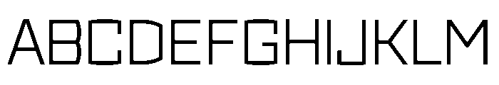 Industria Serif Variable Light Font UPPERCASE