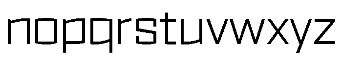 Industria Serif Variable Light Font LOWERCASE