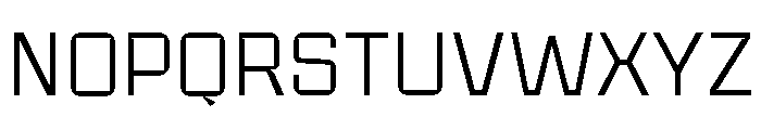 Industria Serif Variable Regular Font UPPERCASE