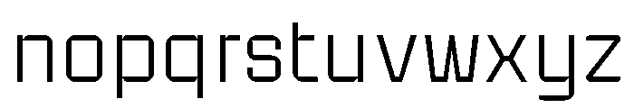 Industria Serif Variable Regular Font LOWERCASE