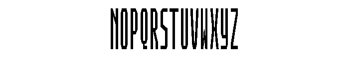 Inge Variable Thin Font LOWERCASE