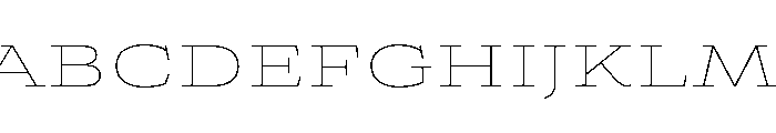 Inglesa Variable Extra Light Font UPPERCASE