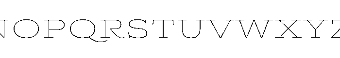 Inglesa Variable Extra Light Font UPPERCASE