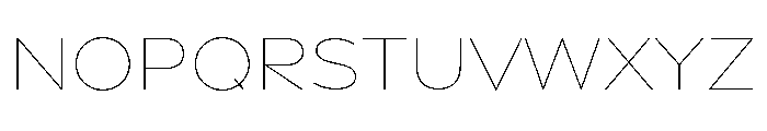 Inglesa Variable Thin Font UPPERCASE