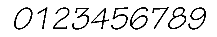 Ink Free Italic Font OTHER CHARS