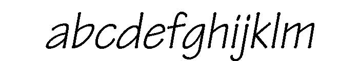 Ink Free Italic FONT