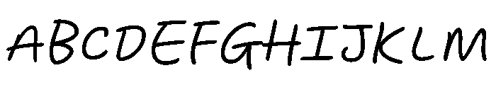 Ink Free Light Italic Font UPPERCASE
