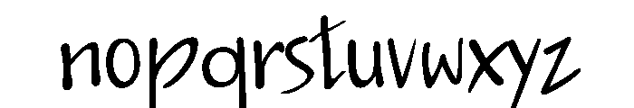 Ink Free Light Font LOWERCASE