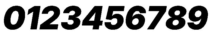 Inter 18pt Black Italic Font OTHER CHARS
