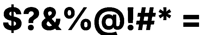 Inter 18pt ExtraBold Font OTHER CHARS