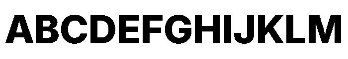 Inter 18pt ExtraBold Font UPPERCASE