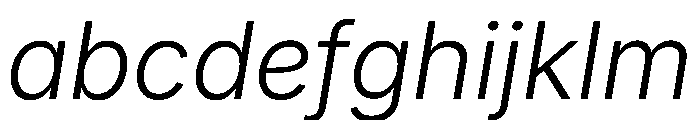 Inter 18pt Light Italic FONT