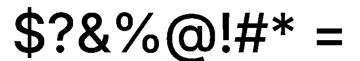 Inter 18pt Medium Font OTHER CHARS