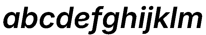 Inter 18pt SemiBold Italic FONT