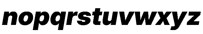 Inter 24pt Black Italic Font LOWERCASE
