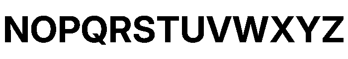 Inter 24pt Bold Font UPPERCASE