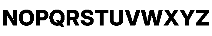 Inter 24pt ExtraBold Font UPPERCASE