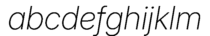 Inter 24pt ExtraLight Italic FONT