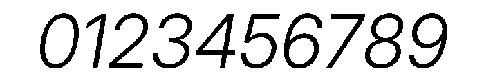 Inter 24pt Light Italic Font OTHER CHARS