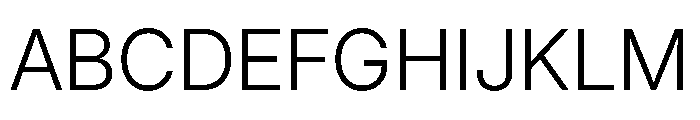 Inter 24pt Light Font UPPERCASE