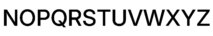 Inter 24pt Medium Font UPPERCASE