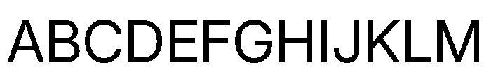 Inter 24pt Regular Font UPPERCASE