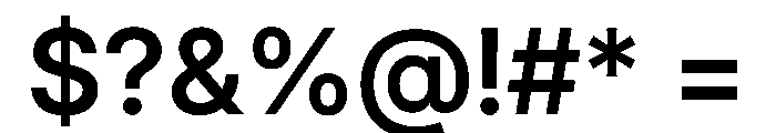 Inter 24pt SemiBold Font OTHER CHARS