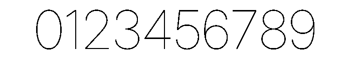 Inter 24pt Thin Font OTHER CHARS