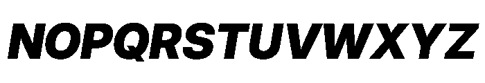 Inter 28pt Black Italic Font UPPERCASE