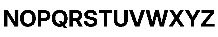 Inter 28pt Bold Font UPPERCASE