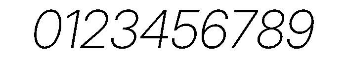 Inter 28pt ExtraLight Italic Font OTHER CHARS